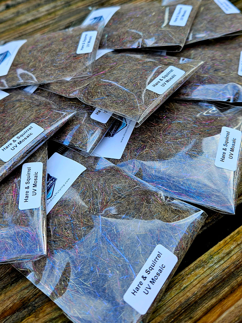 Hare & Squirrel U V Mosaic Dubbing