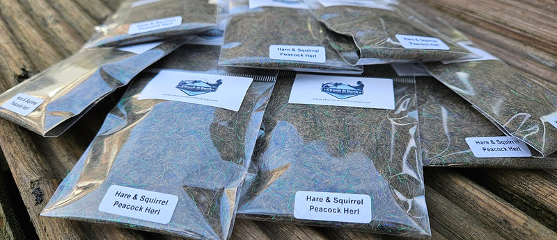 Hare & Squirrel Peacock Herl