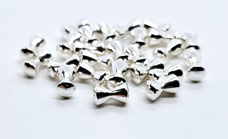 Turrall Hour Glass Bead Eyes Silver