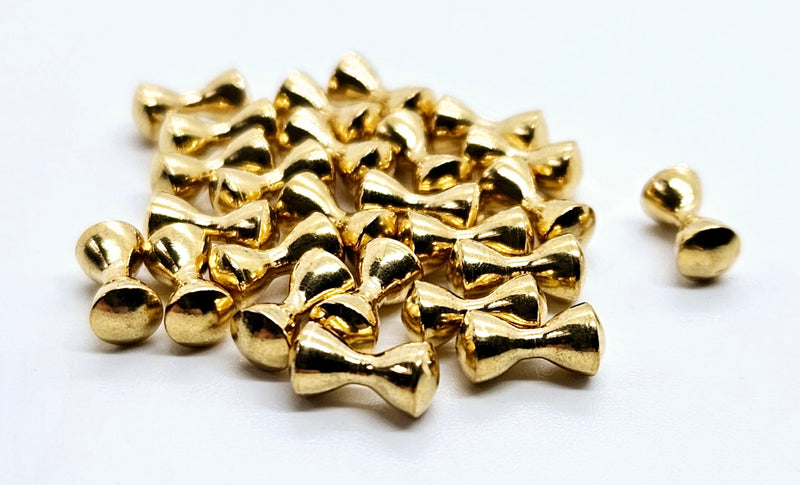 Turrall Hour Glass Bead Eyes Gold