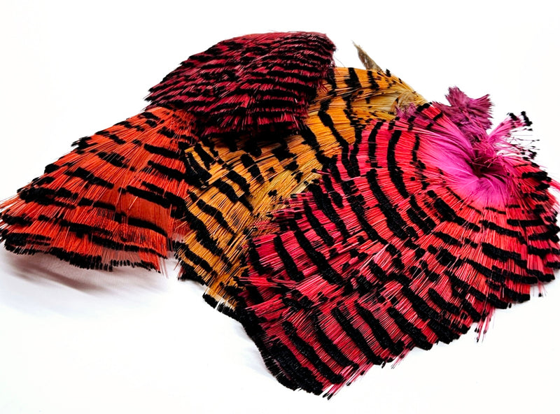 SHOR FISHING - GOLDEN PHEASANT TIPPET NATURAL & DYED