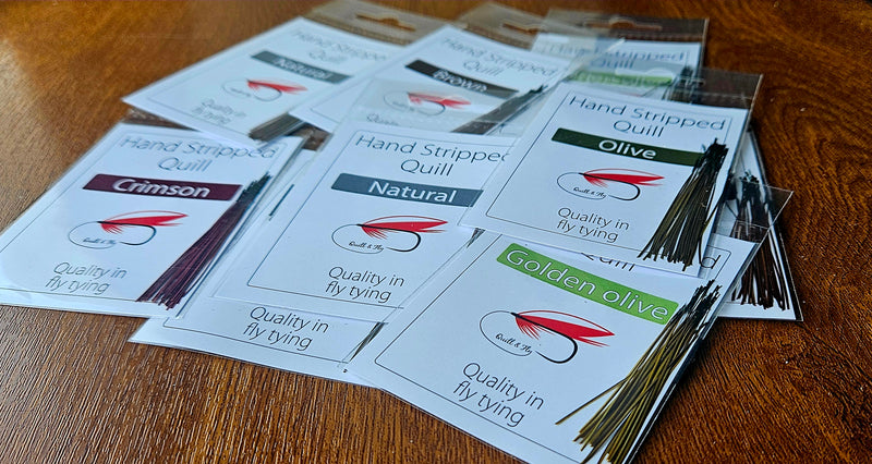 Polish Quills Hand Stripped Quillls