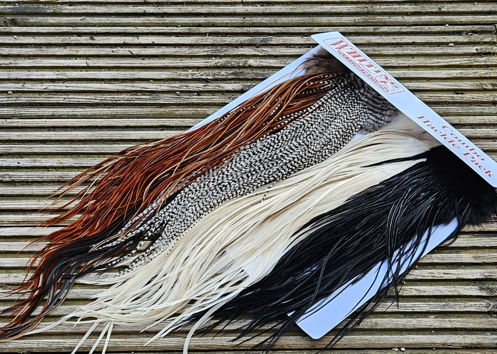 Whiting Farms - Introductory Hackle Pack - Four 1/2 Saddles