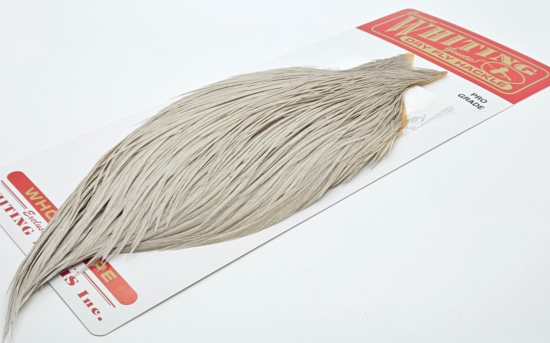 Whiting Farms - Pro Grade Cape - White Dyed Light Dun