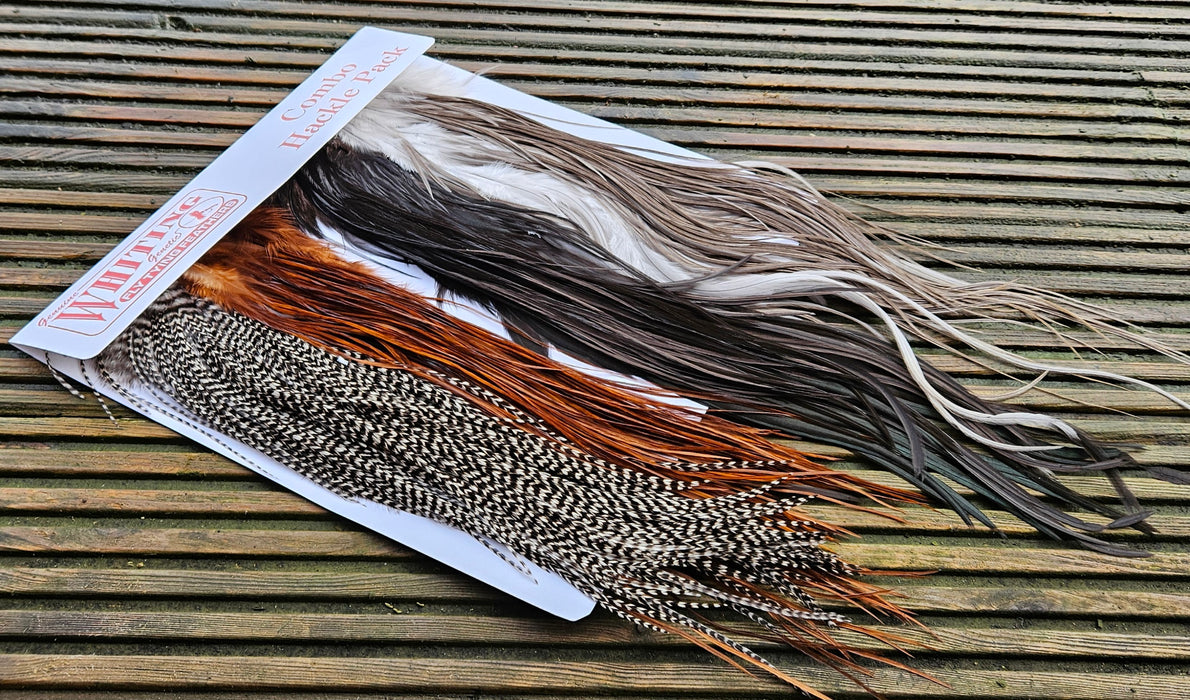 Whiting Farms - Introductory Hackle Pack - Four 1/2 Saddles