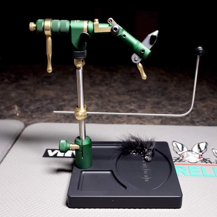 Renzetti Master Limited Edition Hunter Green Fly Tying Vice with Pedestal Base