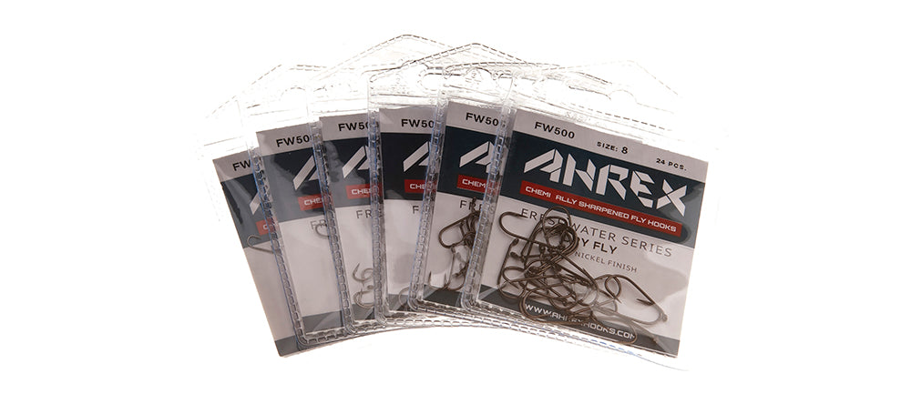 Ahrex Hooks - FW500 – DRY FLY TRADITIONAL - BARBED