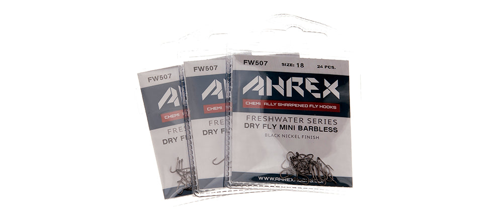 Ahrex Hooks - FW507 – DRY FLY MINI – BARBLESS