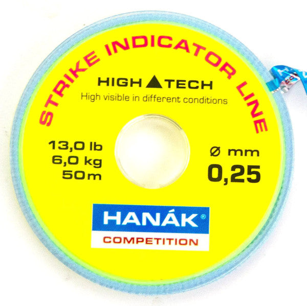 Hanak Competition Strike Indicator Line 50m Hot Fluo Yellow