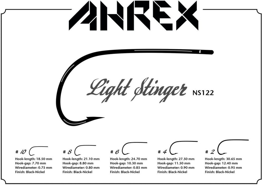 Ahrex Hooks - NS122 – LIGHT STINGER