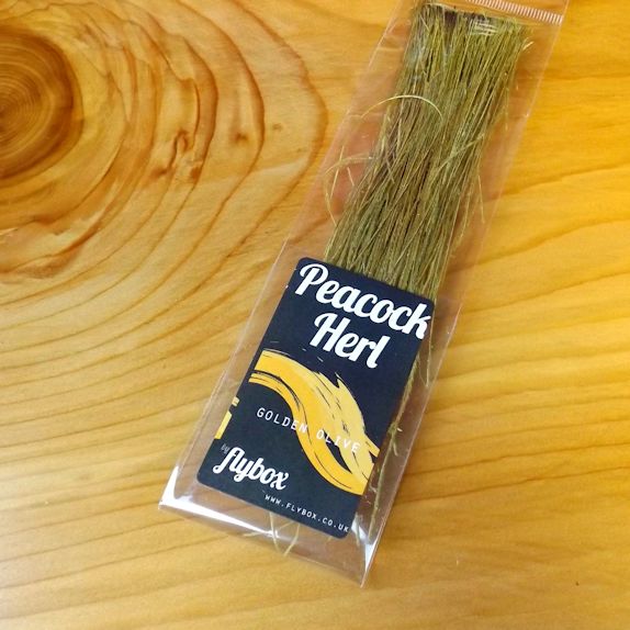 Flybox Peacock Herl