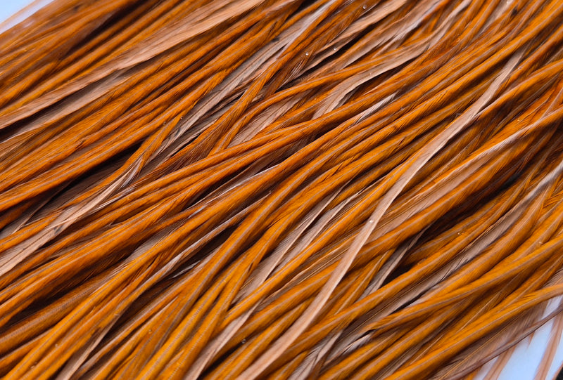 Whiting Farms - Commercial Grade Dry Fly Saddle - White Dyed Brown