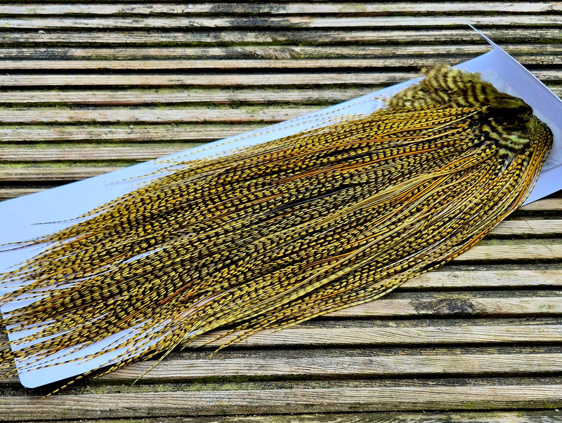 Whiting Farms - Pro Grade Midge Saddle - Grizzly Dyed Olive