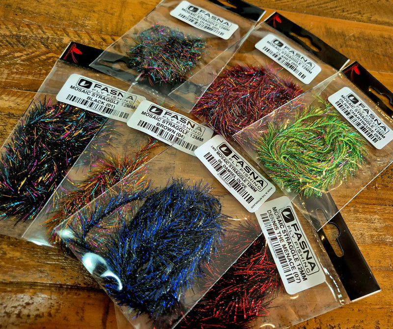 Fasna Fly Fishing 12mm Mosaic Straggle Fritz