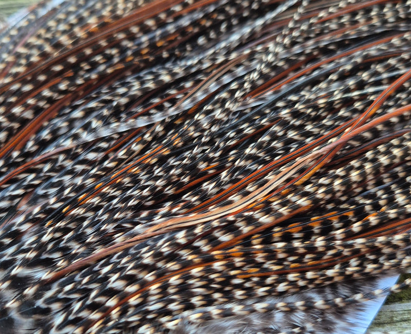 Whiting Farms - Pro Grade Midge Saddle - Grizzly Variant (Almost Cree)