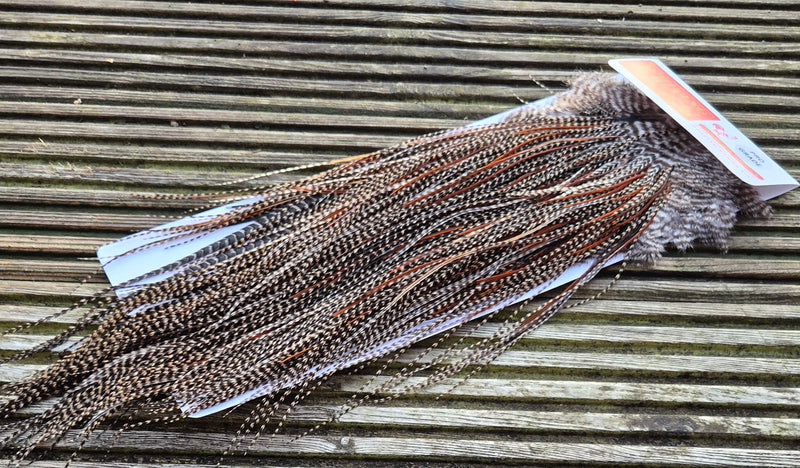 Whiting Farms - Pro Grade Midge Saddle - Grizzly Variant (Almost Cree)