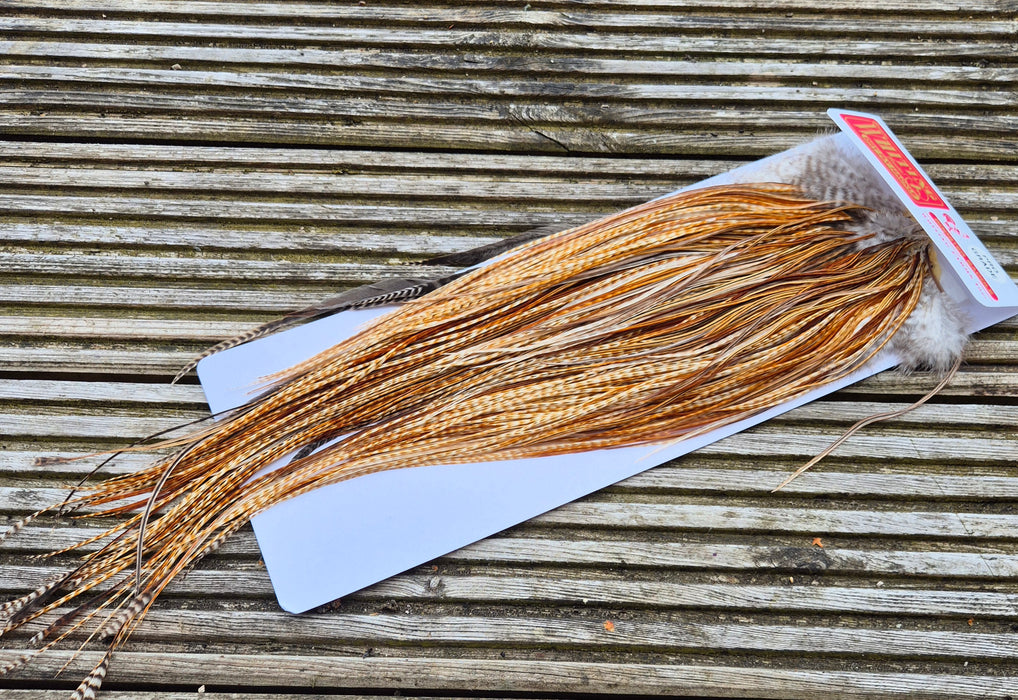 Whiting Farms - Pro Grade Midge Saddle - Barred Medium Ginger 2