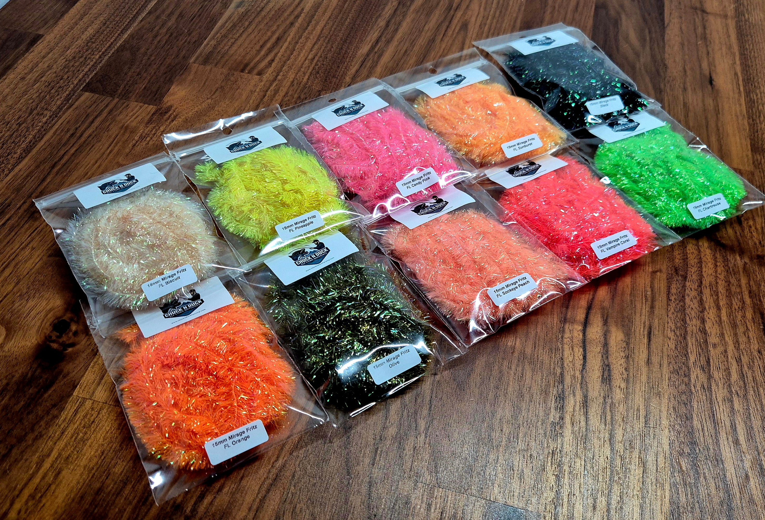 15mm Mirage Fritz — Chuck N Duck Fly Tying Materials
