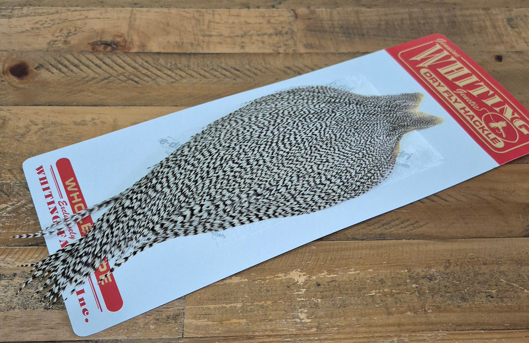 Whiting Farms - Commercial Grade Dry Fly Rooster Cape - Grizzly