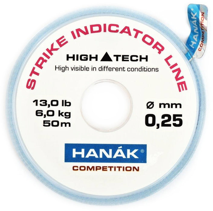 Hanak Competition Strike Indicator Line 50m Fluo White