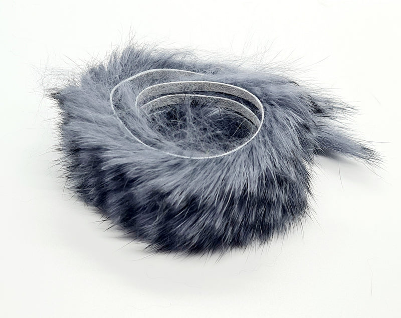 Rabbit Zonker Strips Black Barred