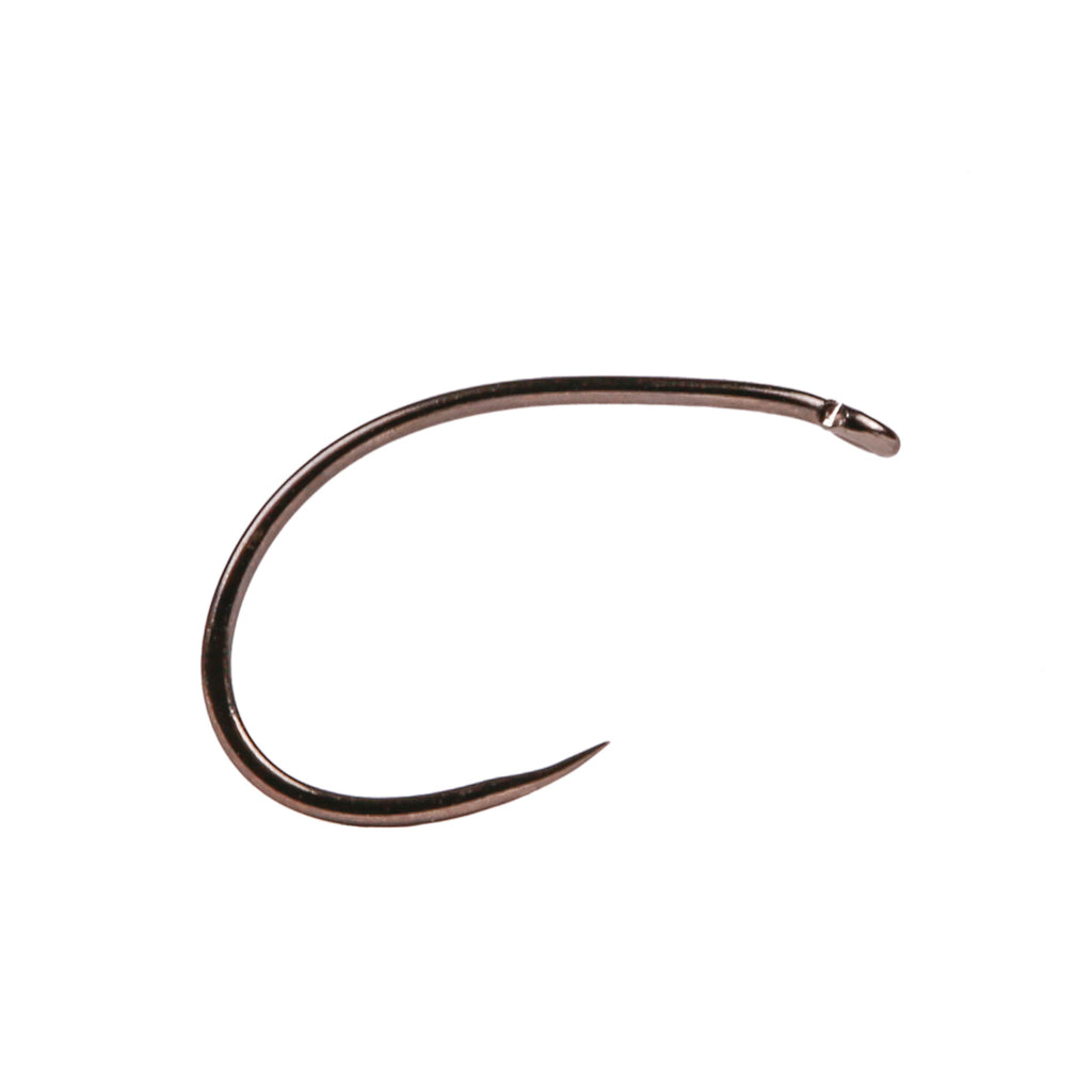 Partridge K4AY-SE Barbless Grub Straight-Eye Fly Tying Hooks (Sizes 6 To 20) - 25 Pack